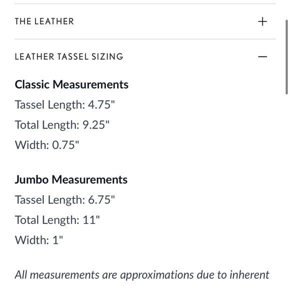 Vanilla Portland Leather Classic Tassel - Picture 3 of 3